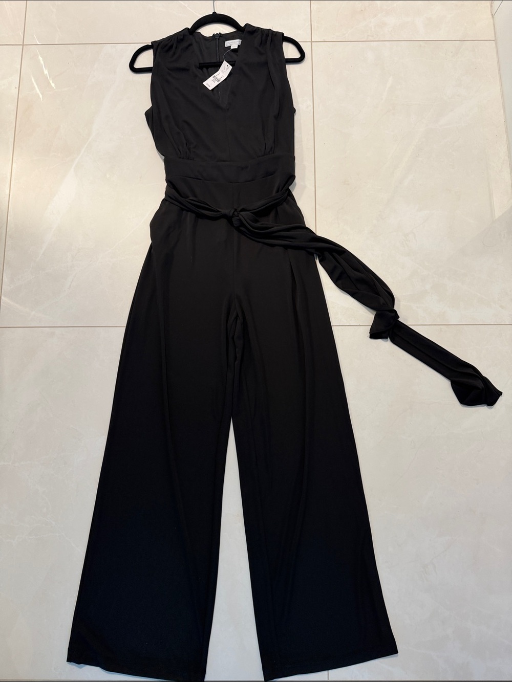 New York & Company NWT Black Wide-Leg Jumpsuit